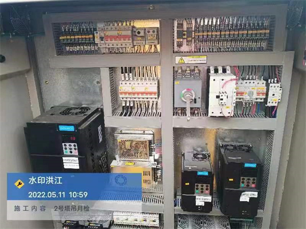 水映洪江項(xiàng)目-塔吊、電梯月檢